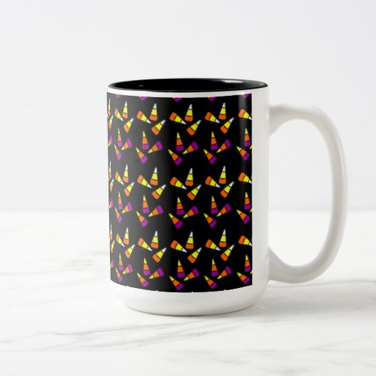 Halloween Candy Corn Coffee Mug (Droit)