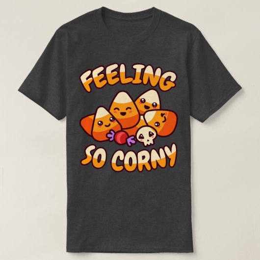 Halloween Candy Corn Costume T-shirt (Design voorkant)