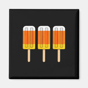 Halloween Candy Corn Fun Ice Cream Popsicles Magneet