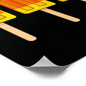 Halloween Candy Corn Fun Ice Cream Popsicles Poster (Hoek)