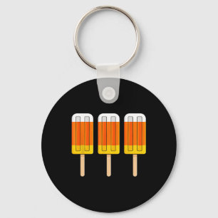 Halloween Candy Corn Fun Ice Cream Popsicles Sleutelhanger
