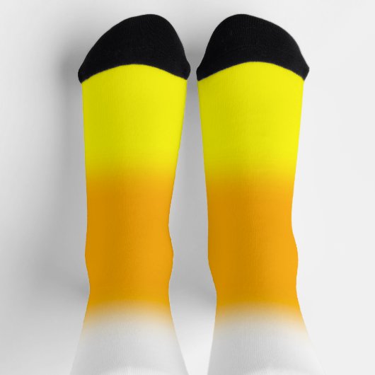 Halloween Candy Corn Gradient Sokken (Top)