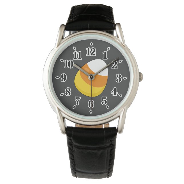 Halloween Candy Corn Horloge (Voorkant)
