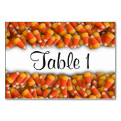 Halloween Candy Corn Kaart (Achterkant)