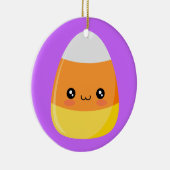 Halloween Candy Corn Keramisch Ornament (Rechts)