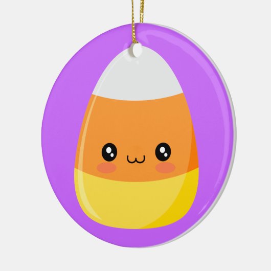 Halloween Candy Corn Keramisch Ornament (Links)