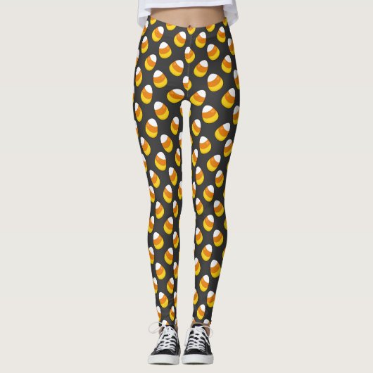 Halloween Candy Corn Leggings (Voorkant)