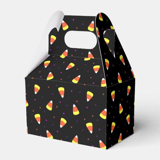 Halloween Candy Corn Pattern Bedankdoosjes (Voorkant Zijde)