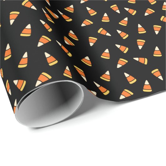 Halloween Candy Corn Pattern Cadeaupapier (Rol Hoek)