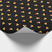 Halloween Candy Corn Pattern Cadeaupapier (Hoek)