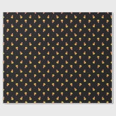 Halloween Candy Corn Pattern Cadeaupapier (Vlak)