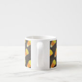Halloween Candy Corn Pattern Espresso Kop (Achterkant)