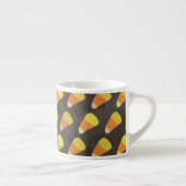 Halloween Candy Corn Pattern Espresso Kop (Rechts)