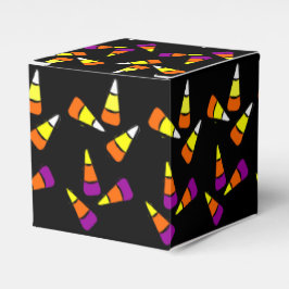Halloween Candy Corn Pattern Party Favor Box Bedankdoosjes