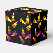 Halloween Candy Corn Pattern Party Favor Box Bedankdoosjes (Achterkant)