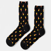 Halloween Candy Corn Pattern Sokken (Links)