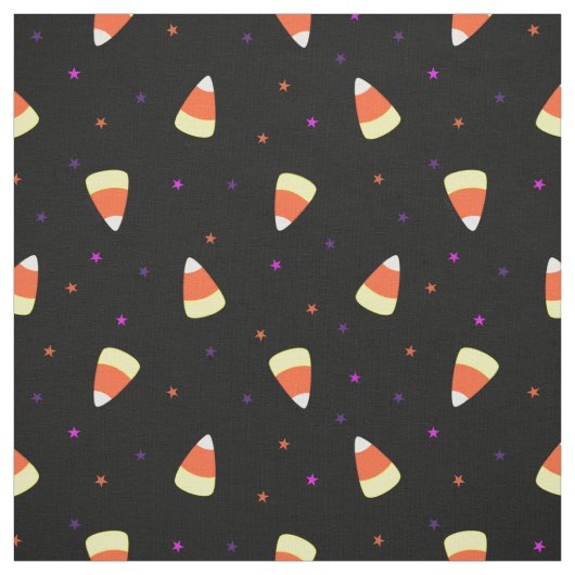 Halloween Candy Corn Pattern Stof (Swatch)