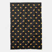 Halloween Candy Corn Pattern Theedoek (Verticaal)