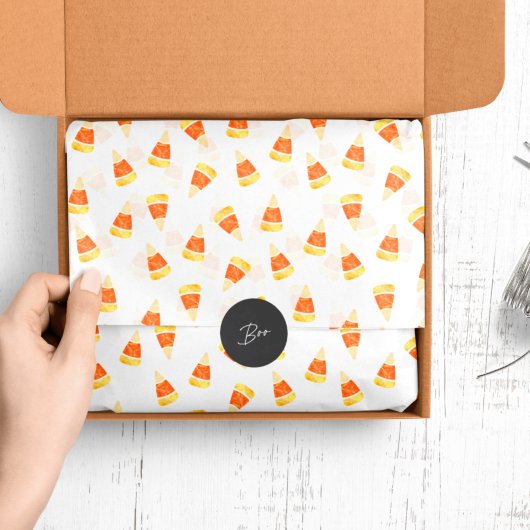 Halloween Candy Corn Print Tissuepapier