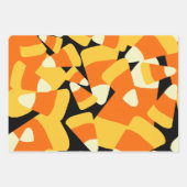 Halloween Candy Corn Seamless Pattern Inpakpapier Vel (Voorkant 2)