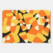 Halloween Candy Corn Seamless Pattern Inpakpapier Vel (Voorkant)