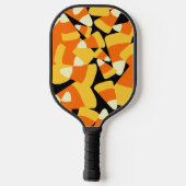 Halloween Candy Corn Seamless Pattern Pickleball Paddle (Achterkant)