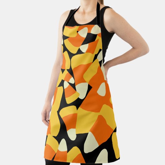 Halloween Candy Corn Seamless Pattern Schort (Insitu)