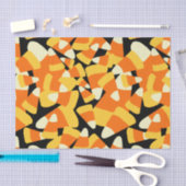 Halloween Candy Corn Seamless Pattern Tissuepapier (Craft)