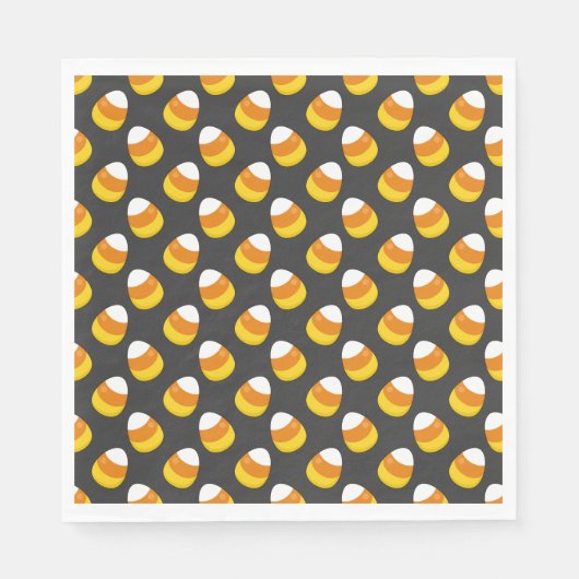 Halloween Candy Corn Servet (Voorkant)