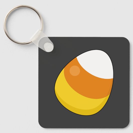 Halloween Candy Corn Sleutelhanger (Voorkant)
