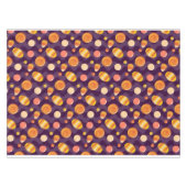 Halloween Candy Corn Snoepjes op Paars Tafelkleed (Voorkant (Horizontaal))