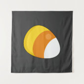 Halloween Candy Corn Wandkleed (Voorkant (horizontaal))