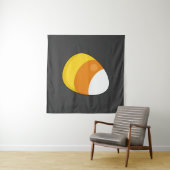 Halloween Candy Corn Wandkleed (In Situ (horizontaal))
