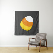 Halloween Candy Corn Wandkleed (In situ)