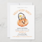 Halloween Candy Invitation d'anniversaire (Devant)