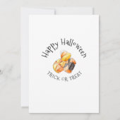 Halloween Candy Invitation d'anniversaire (Dos)