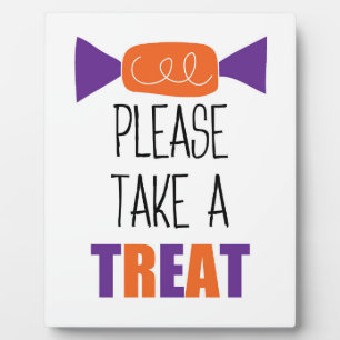 Halloween Candy Please Take One Plaque