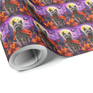 Halloween Cane Corso Vampier Pompoenen Griezelen Cadeaupapier