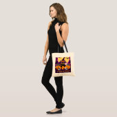 Halloween Canvas tas (Voorkant (model))