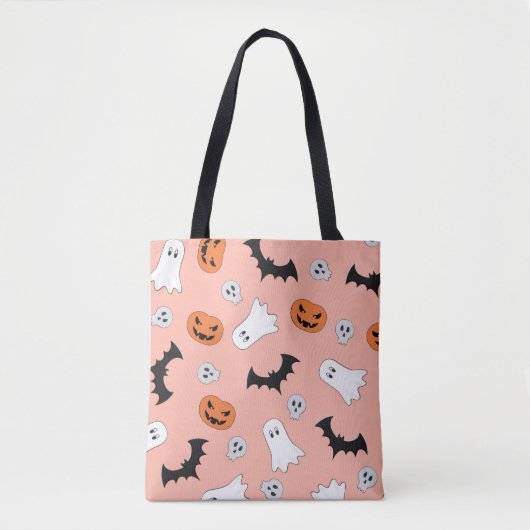 HALLOWEEN-CANVAS TAS (Voorkant)