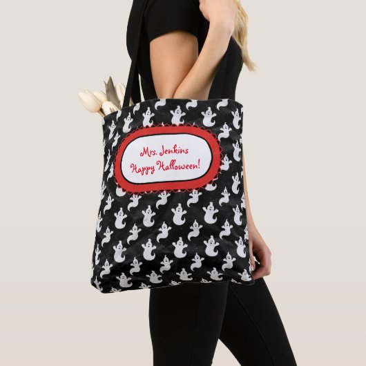 Halloween Canvas tas (Dichtbij)