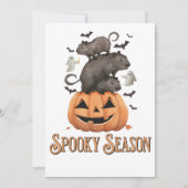 Halloween Capibara Kaart (Voorkant)