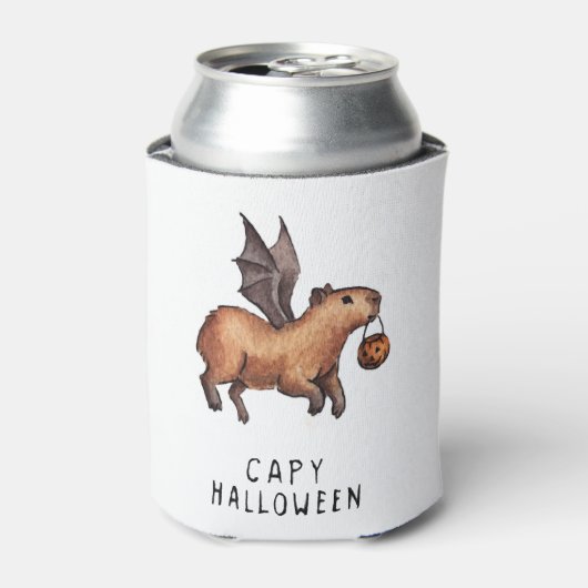Halloween Capybara Blikjeskoeler (Blikje Voorkant)