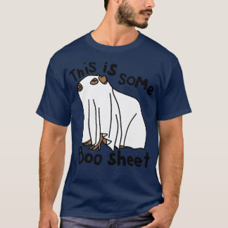Halloween Capybara Dit is een of ander boekenblad T-shirt