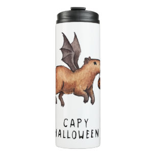 Halloween Capybara Thermosbeker