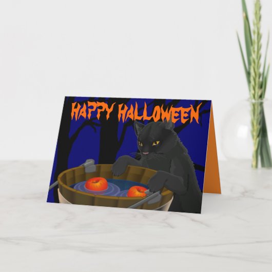 Halloween carde les cartes faites sur commande (Devant)