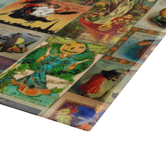  Halloween Cards Collage Snijplank (Hoek)