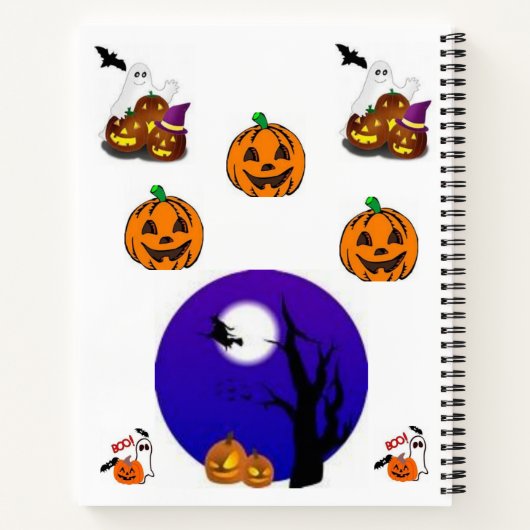 Halloween Carnet spirale (Dos)