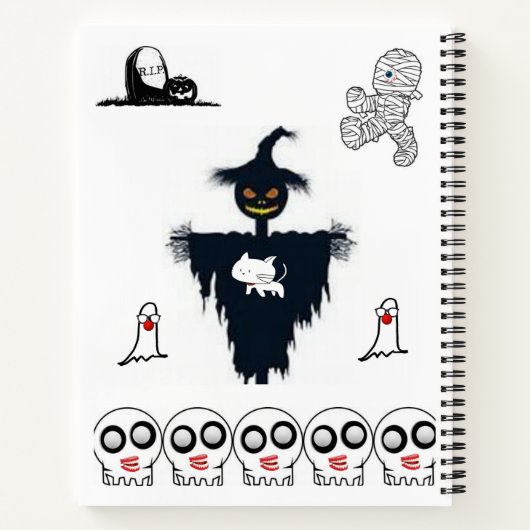 Halloween Carnet spirale (Dos)