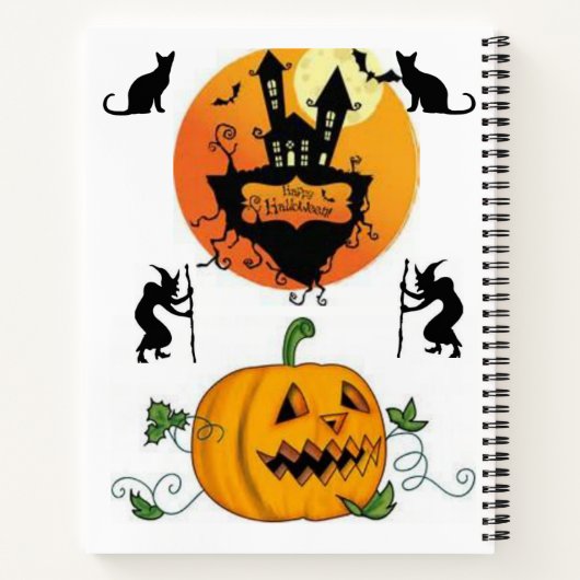 Halloween Carnet spirale (Dos)